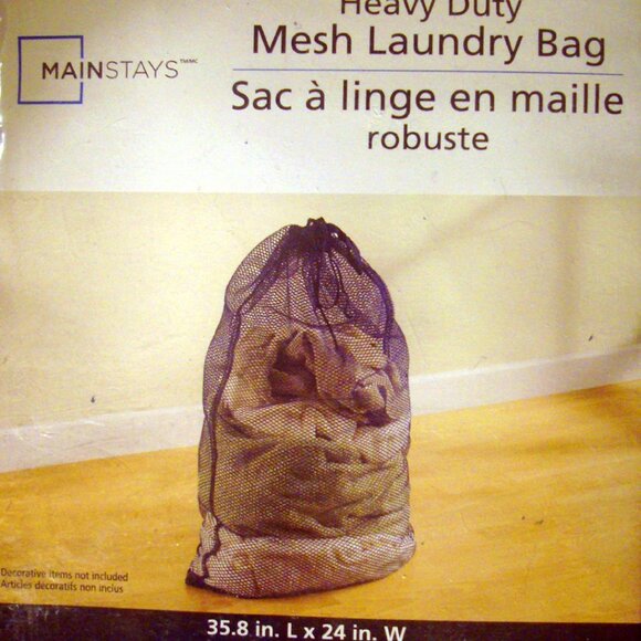 New Heavy Duty Mesh Laundry Bags with Drawstring - Picture 1 of 2
